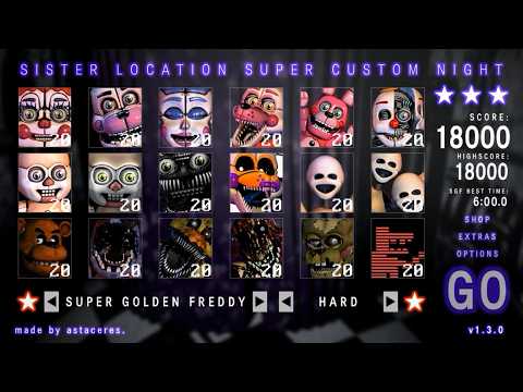 Super Golden Freddy COMPLETE | FNaF SL Super Custom Night