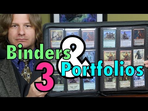 MTG - Binders and Portfolios 3: Ultimate Guard, BCW, Max protection for Magic: The Gathering Video
