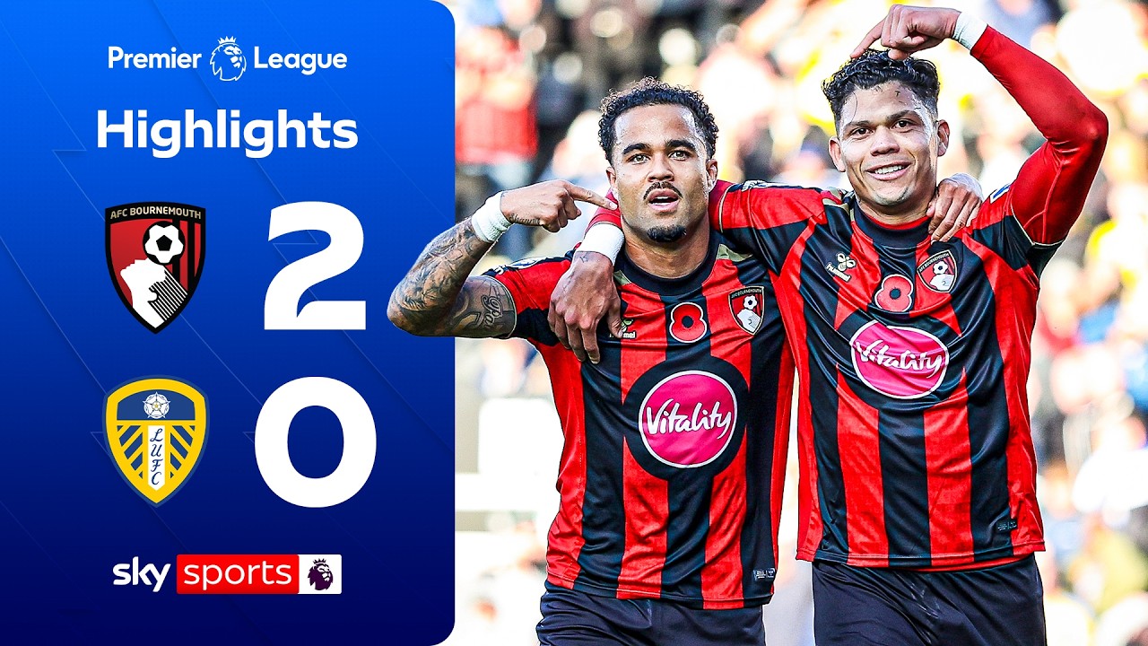 Evanilson nets FOURTH league game in row! 🔥 | Bournemouth 2-0 Leeds | Premier League highlights