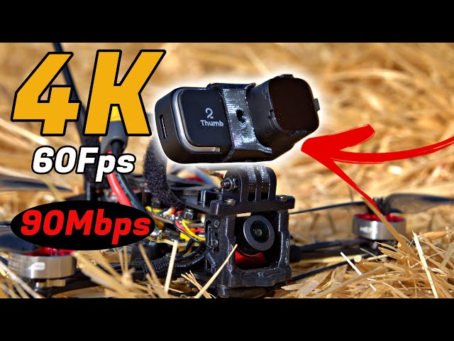 Vídeo relacionado con RunCam Thumb 2 FPV Mini cámara de acción 4K60FPS 27g Grabación remota con estabilización Gyroflow Filtro ND para drone FPV Cinewhoop Avión RC Coche (pulgadas 2 + filtro ND)