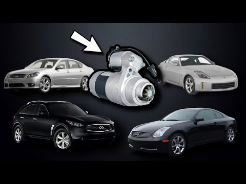 Replace Starter In 3 Mins - G35 M35 FX35 350Z