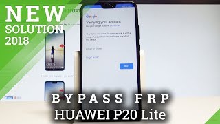 How to Bypass Google Verification in HUAWEI P20 Lite - Unlock FRP |HardReset.Info