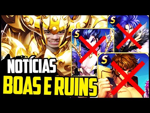 CHIFRUDO VOLTANDO e o fim precoce de ALGUMAS SKINS | Saint Seiya Awakening