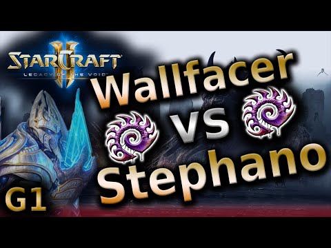 SC2 LotV - Wallfacer vs Stephano - ZvZ G1 - Starcraft 2 Pro tournament