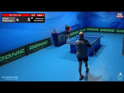00:00 Evhenii Holoborodko 0 -3 Oleksandr Storozhenko West 5 WIN CUP 28.10.2022 | TABLE TENNIS WINCUP