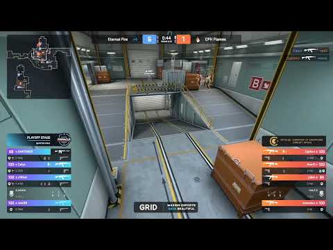 xfloud'tan Art Arda 2 Round Mükemmel Nuke B Savunması - Eternal Fire vs CPH Flames #forEF