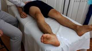 Thử cơ bằng tay: xoay ngoài háng