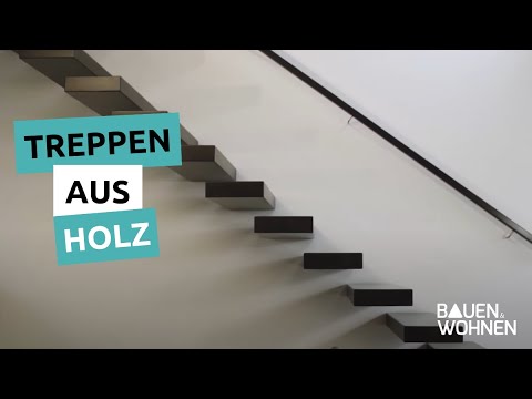 Treppen aus Holz - die Kragarmtreppe