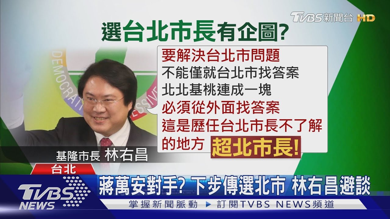 2022戰北市? 林右昌:首都應是「超北市長」