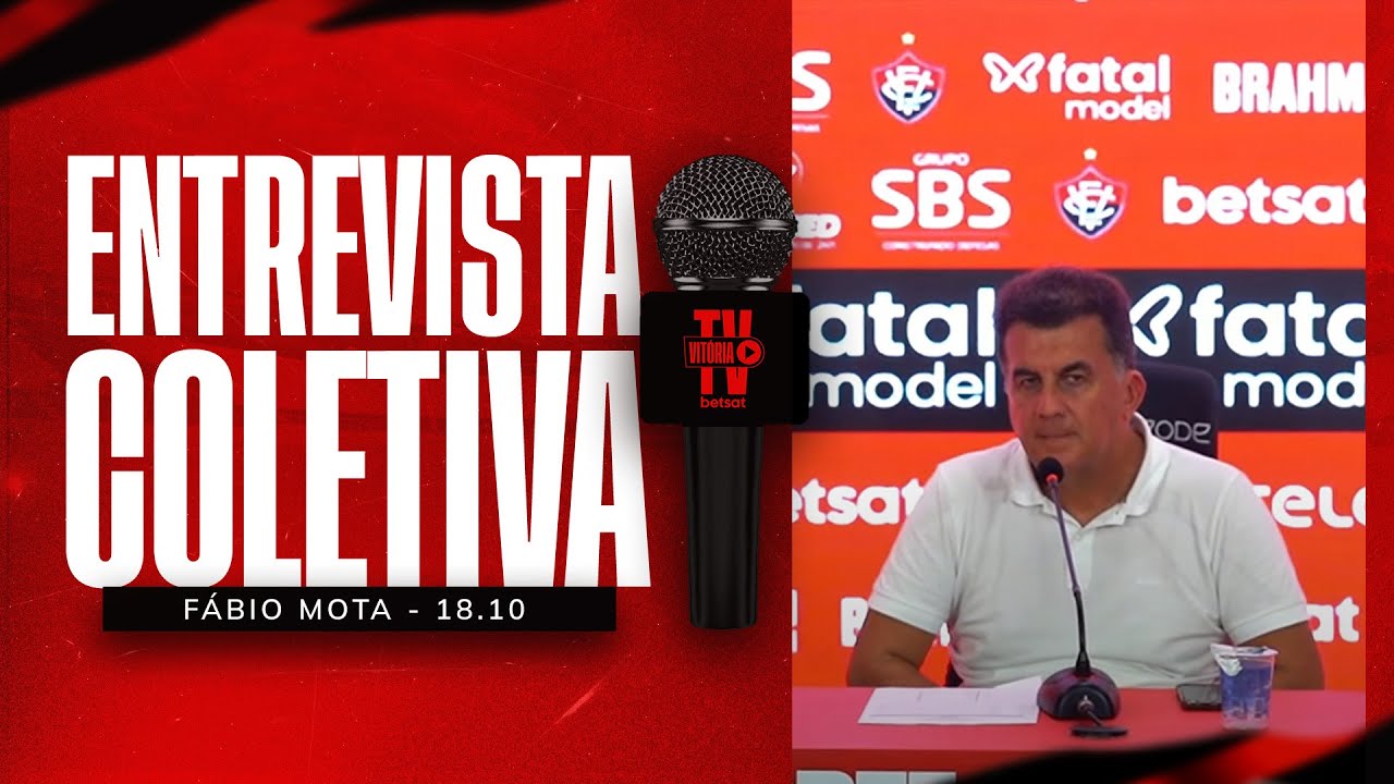 COLETIVA DO ESPORTE CLUBE VITÓRIA COM O PRESIDENTE FÁBIO MOTA  | 18.10.2024