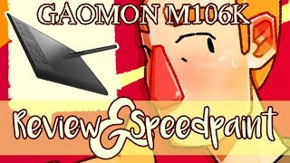 GAOMON M106K Drawing Tablet // Review + Speedpaint
