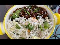 FRIED RICE AND CHICKEN MANCHURIANT HOTEL STYLE RECIPE CHINESE FOOD BY AYSHA S BHATKALI COOKING