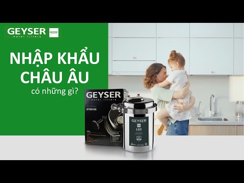 Ưu điểm của máy lọc nước Geyser Ecotar Lux chuẩn khoáng nhập khẩu chính hãng từ châu Âu
