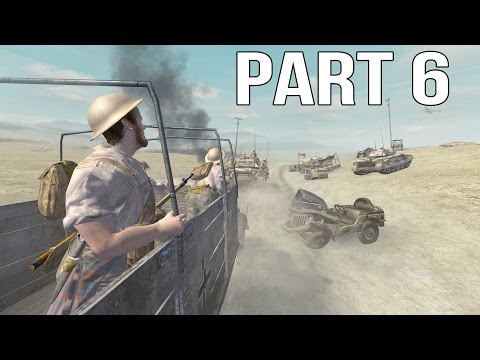 Call of Duty 2 Gameplay Walkthrough Part 6 - British Campaign - El Alamein 2/2