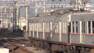 preview picture of video '【山陽電鉄】3000系3000F%普通高速神戸行＠明石('13/11)'