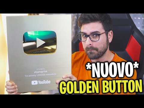 THE NEW GOLDEN BUTTON WITH 1 MILLION SUBSCRIBERS!