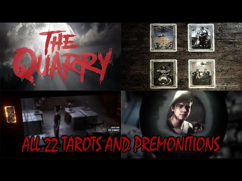 All 22 Tarots Locations and Premonitions - The Quarry (4K UHD)