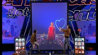 Tony &amp; Jordan - French Twins: GROUNDBREAKING Hi-tech Magic!! | America’s Got Talent 2017