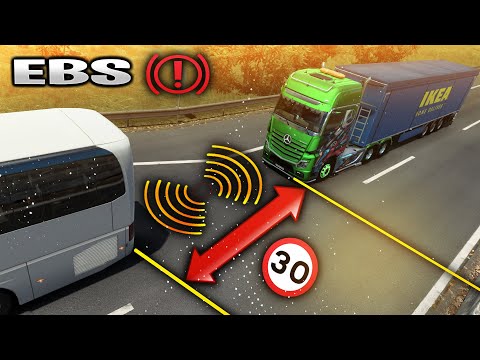 I Tested the Automatic Emergency Braking System (EBS) in ETS 2