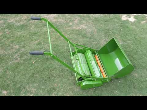 Ae manual lawn mower/grass cutting machine- zero cutting, cu...