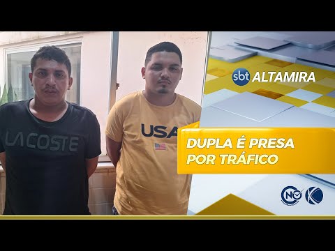 Dupla é presa por tráfico de drogas em Porto de Moz (PA) | SBT Altamira