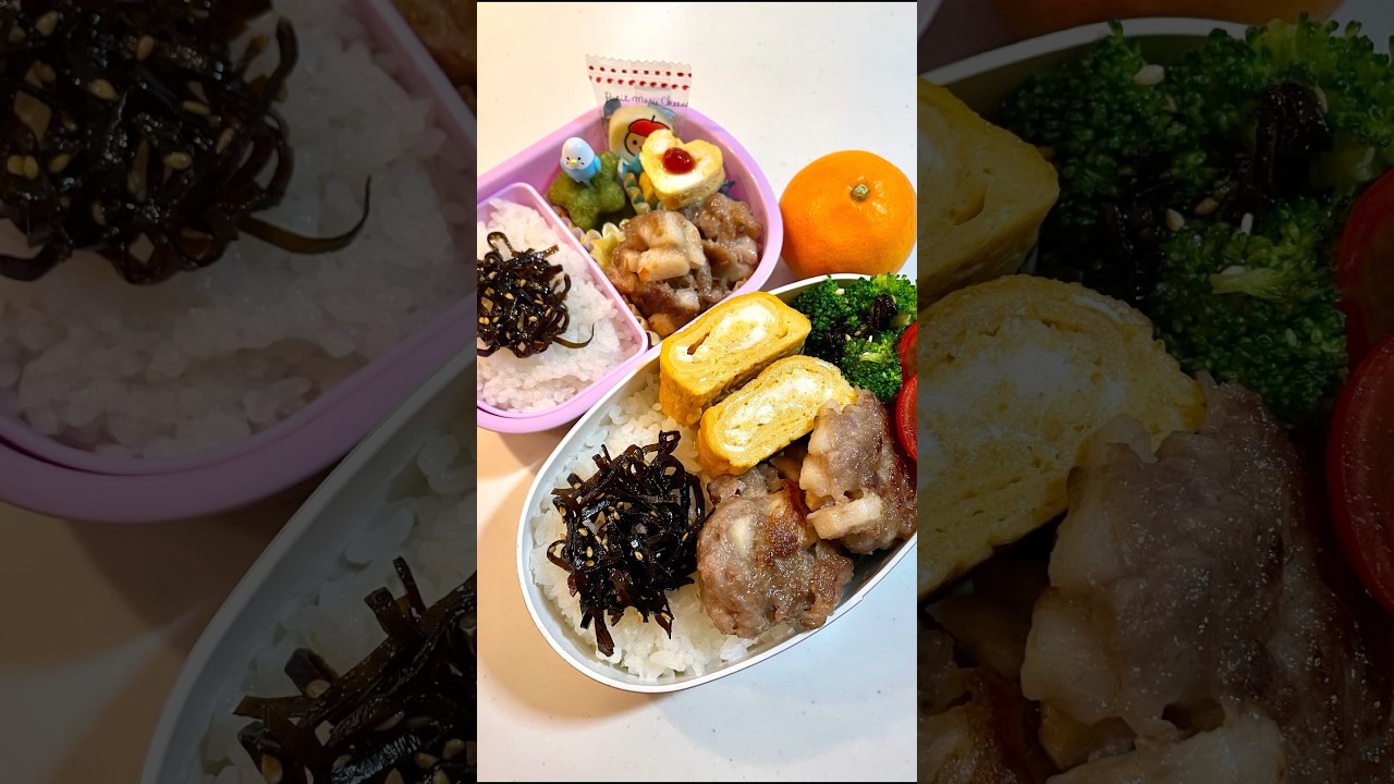 【お弁当作り】父と娘のお弁当の記録🍱2023/12/5 #shorts #お弁当