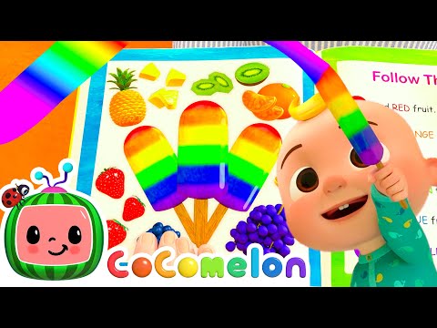 The Colors Song (with Popsicles) 15 Min Nonstop Loop | CoComelon | Moonbug Kids - Color Time