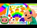 The Colors Song (with Popsicles) 15 Min Nonstop Loop | CoComelon | Moonbug Kids - Color Time