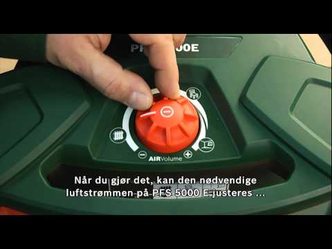 Dažų purškimo sistema Bosch PFS 5000 E video