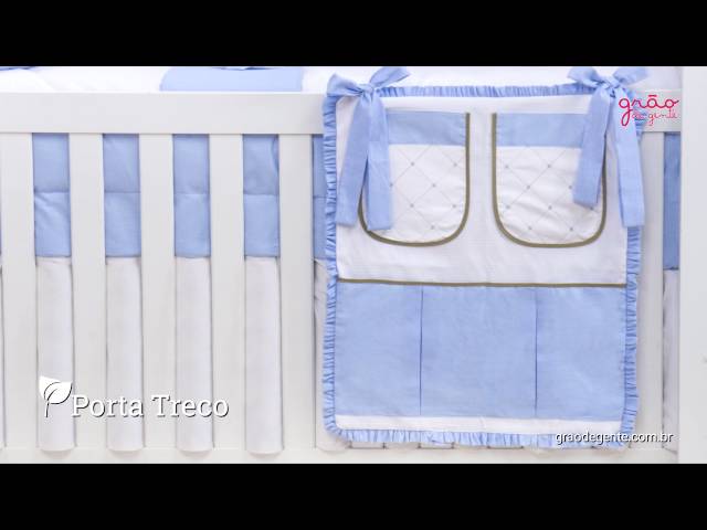 Quarto para Bebê sem Cama Babá Elegance Cavalinho de Balanço Azul | Ref: 59495