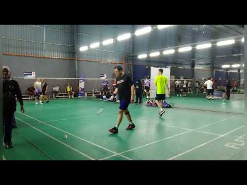 Badminton FINAL LSJ 3 Men's Double Veteran - Sim Han Siang / Siong Khoi Vs Tam Tiong Hui / Chih Yung