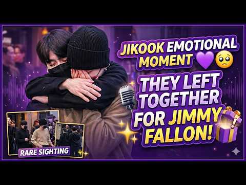 Jikook&rsquo;s Softest Moment Before Jimmy Fallon Recording Leaves ARMY Emotional 💜😭