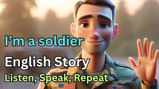 I'm a soldier | Short English Story | English Listening, Speaking, Repeat