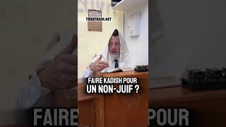 Faire Kadish pour un non-juif, permis ?