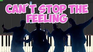 Can't Stop The Feeling-The Piano Guys (Piano Tutorial Synthesia)