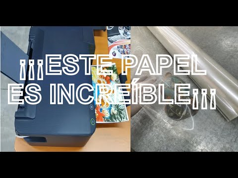 !!! ESTE PAPEL ES INCREÍBLE !!! (PELICULA HIDROGRAFICA IMPRIMIBLE)