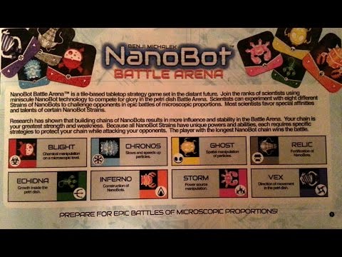 Off The Shelf Board Game Reviews Presents - Nanobot Battle Arena (Part 1 How To Play) 