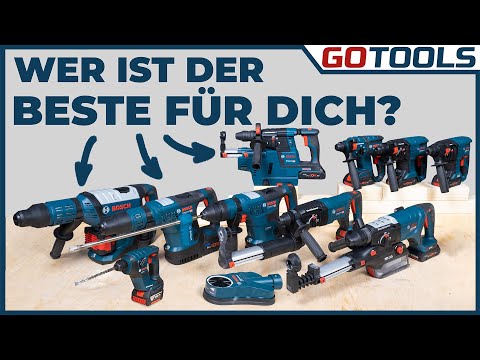 Kraft ohne Ende! Alle Bosch Professional Akku 18V Bohrhämmer im Überblick! Inkl. Verlosung
