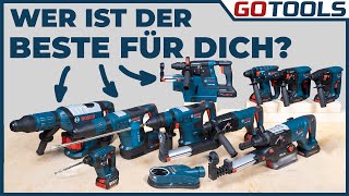 Kraft ohne Ende! Alle Bosch Professional Akku 18V Bohrhämmer im Überblick! Inkl. Verlosung