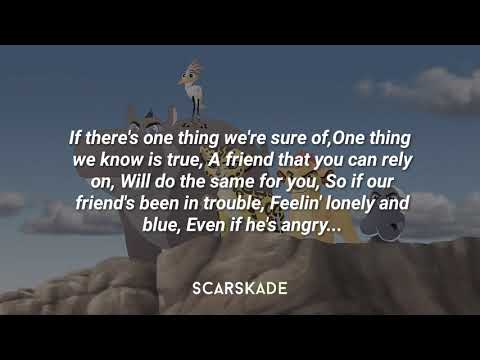 Friends to The End - Lion Guard (Lyric Video)