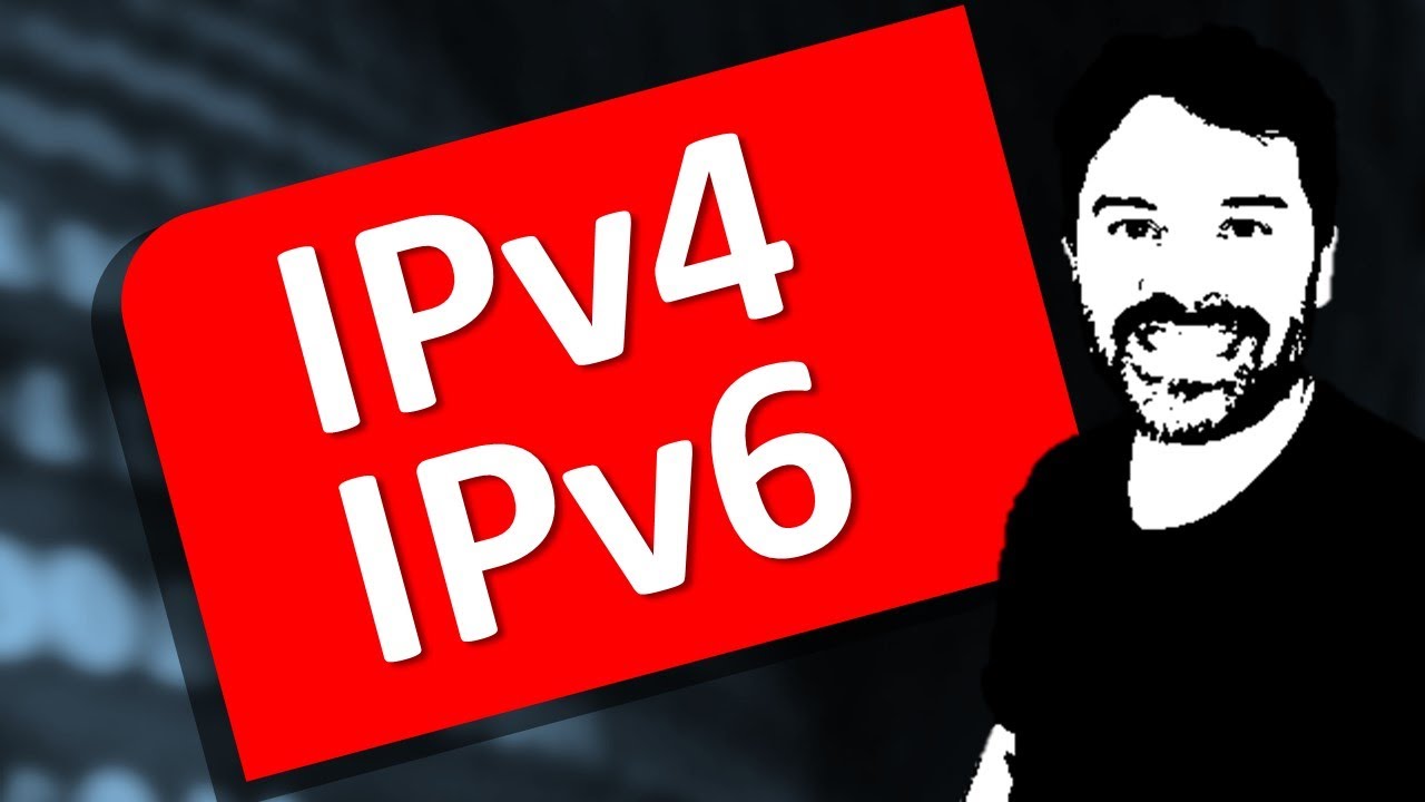IPv4 de 32 bits e IPv6 de 128 bits