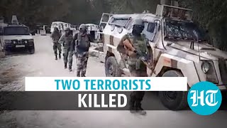 Two terrorists gunned down in encounter in Jammu and Kashmir Kulgam - Download this Video in MP3, M4A, WEBM, MP4, 3GP
