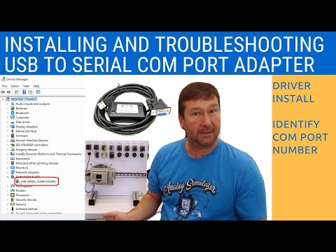 USB to Serial Port Installation and Troubleshooting - Downloading Drivers, Changing Com Port Number
