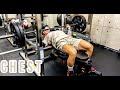 【筋トレ】鉄板の種目で行う胸トレ【Vlog】【減量】
