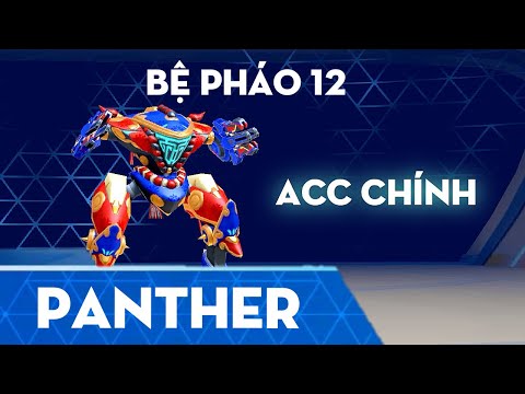[Mech Arena VN#91] panther with disc launcher 12, panther dùng bệ pháo 12