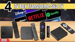 As 4 MELHORES TV Box Para Transformar Sua TV em Smart em 2026 | Tv Box Boa e Barata
