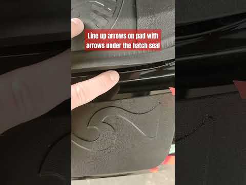 Install a 2024 Crosstrek rear bumper step pad