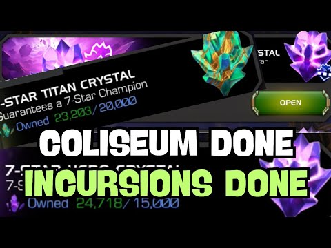 REWARDS OPENING (COLISEUM & GLITCH INCURSIONS) - MCOC