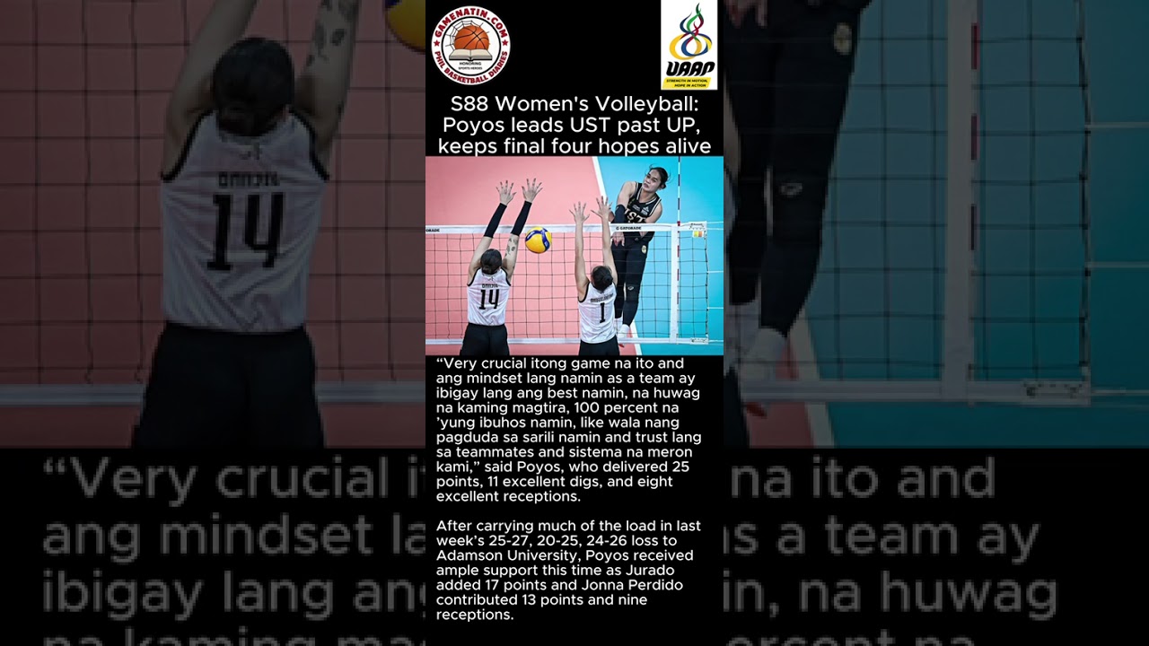 UAAP Women's Volleyball: UST trounces UP in 4 sets