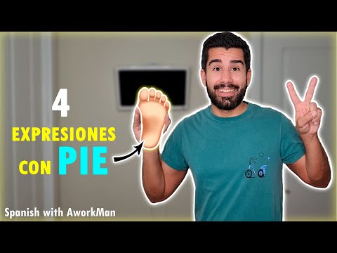 4 expresiones con la palabra «pie» 🦶🏼 | Idioms in Spanish🇪🇦